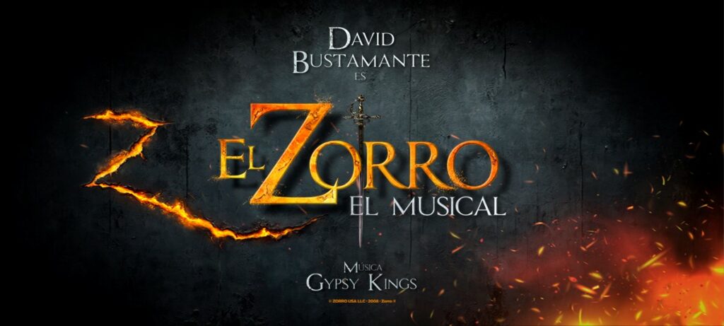 David Bustamante se viste de El Zorro en un musical de acción, aventuras y seducción 1 David Bustamante se viste de El Zorro en un musical de acción, aventuras y seducción