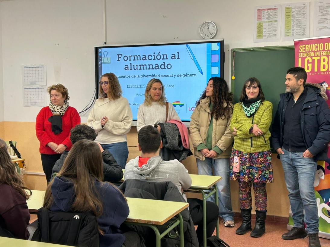 El Gobierno de Castilla-La Mancha acerca la educación en diversidad del SAI LGTBI a estudiantes y profesionales de la región