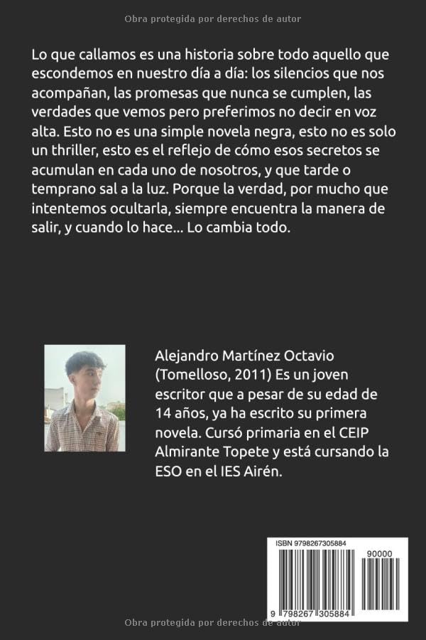 Intriga en las calles de Tomelloso: presentación de “Lo que callamos” en la Biblioteca Municipal 2 Lo que callamos