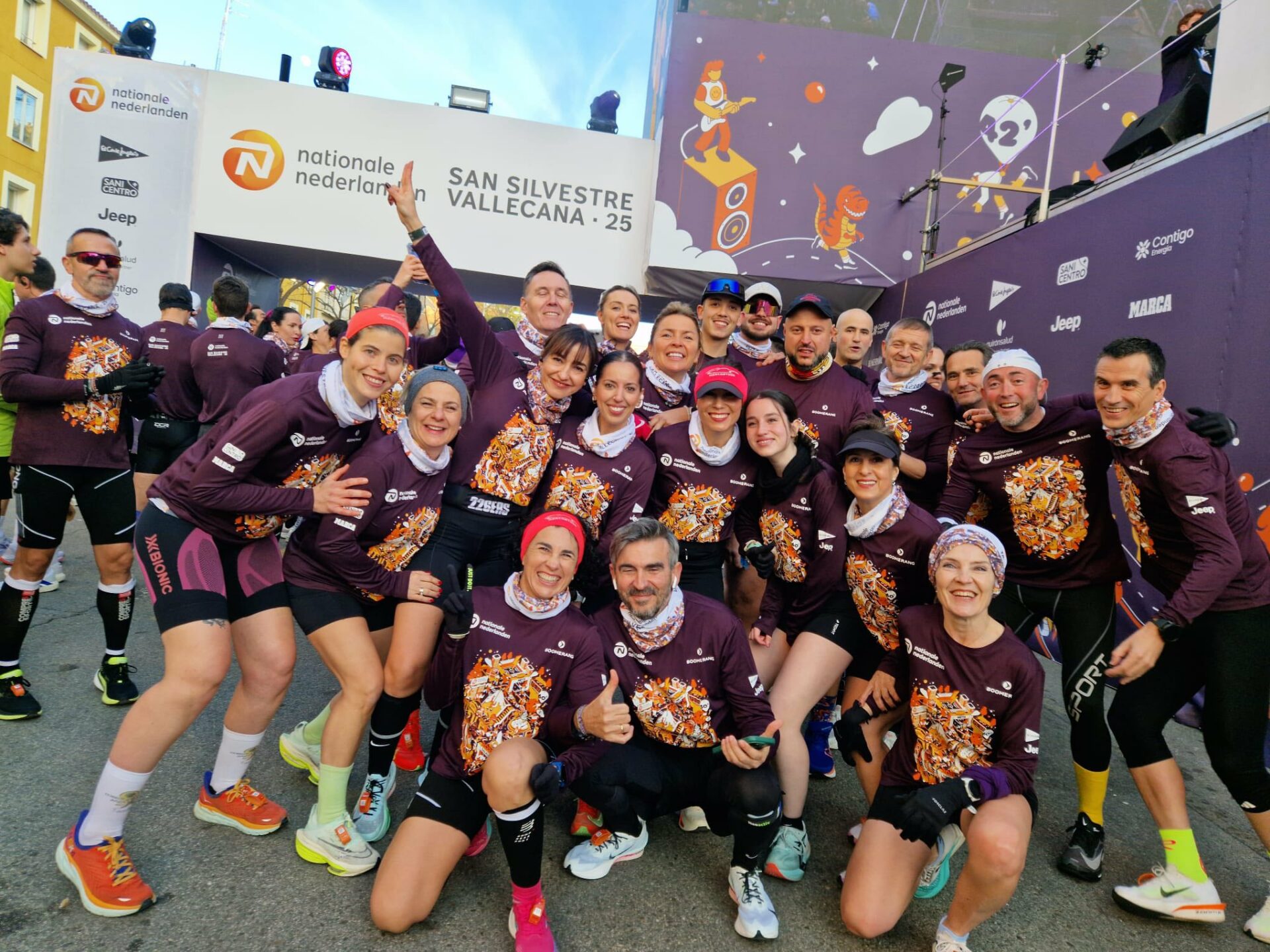 Manchathon despide 2025 en la San Silvestre Vallecana: emoción, marca y un 6º puesto de prestigio