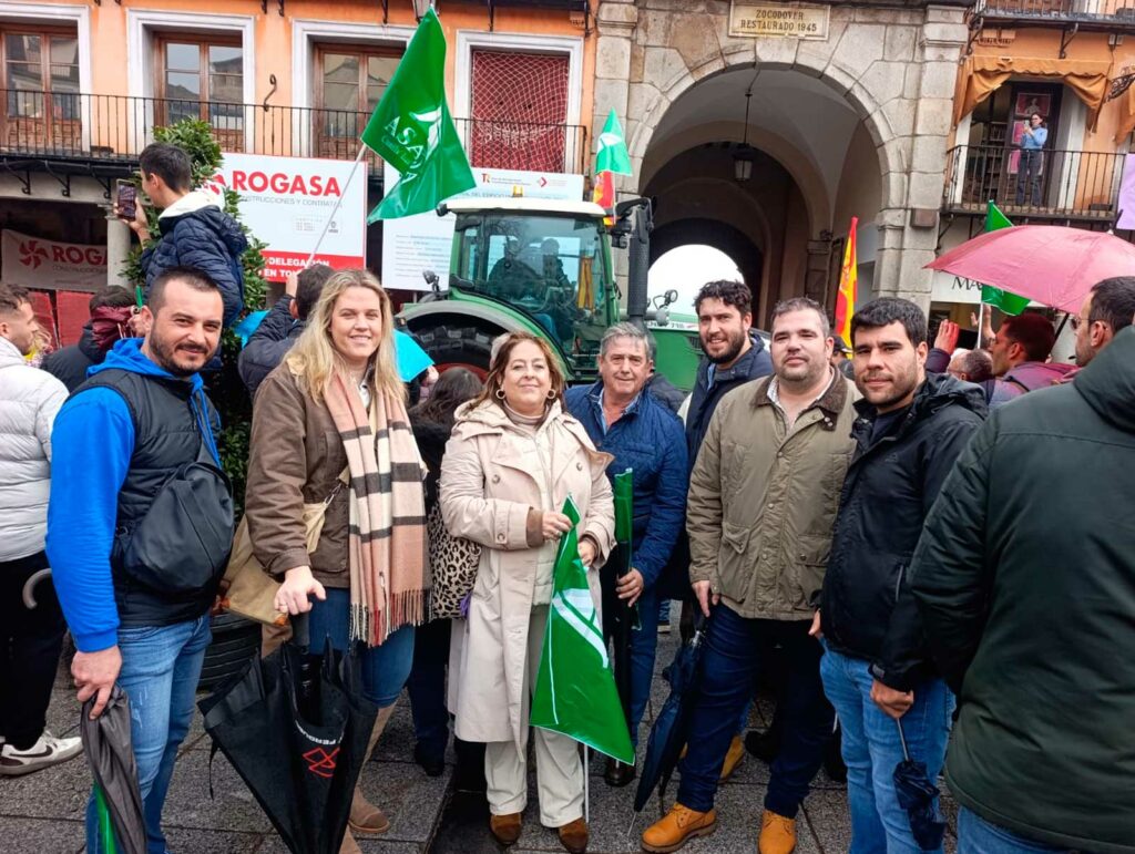 Agricultores de Villarrubia de los Ojos se suman a la manifestación agraria y ganadera de Toledo 3 manifestacionasaja villarrubia