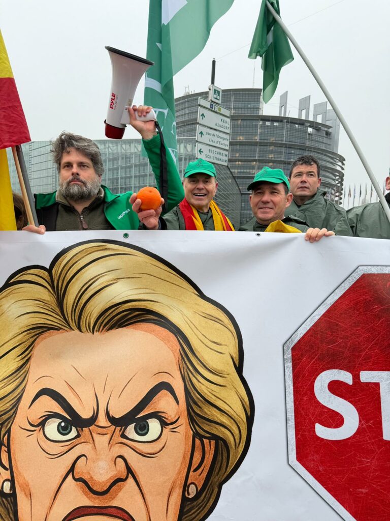 El campo europeo se planta ante MERCOSUR: Barato exige un mercado limpio, transparente y con reciprocidad 2 movilizacion asaja estrasburgo 2026 1