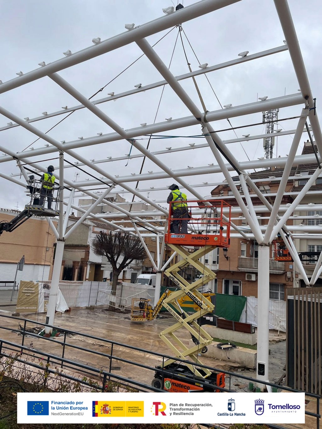 Aviso de tráfico en Tomelloso: posibles cortes prolongados en la calle Veracruz por obras en la Plaza del Mercado