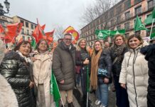 El Partido Popular de Tomelloso respada al campo en la concentración celebrada ayer en Toledo