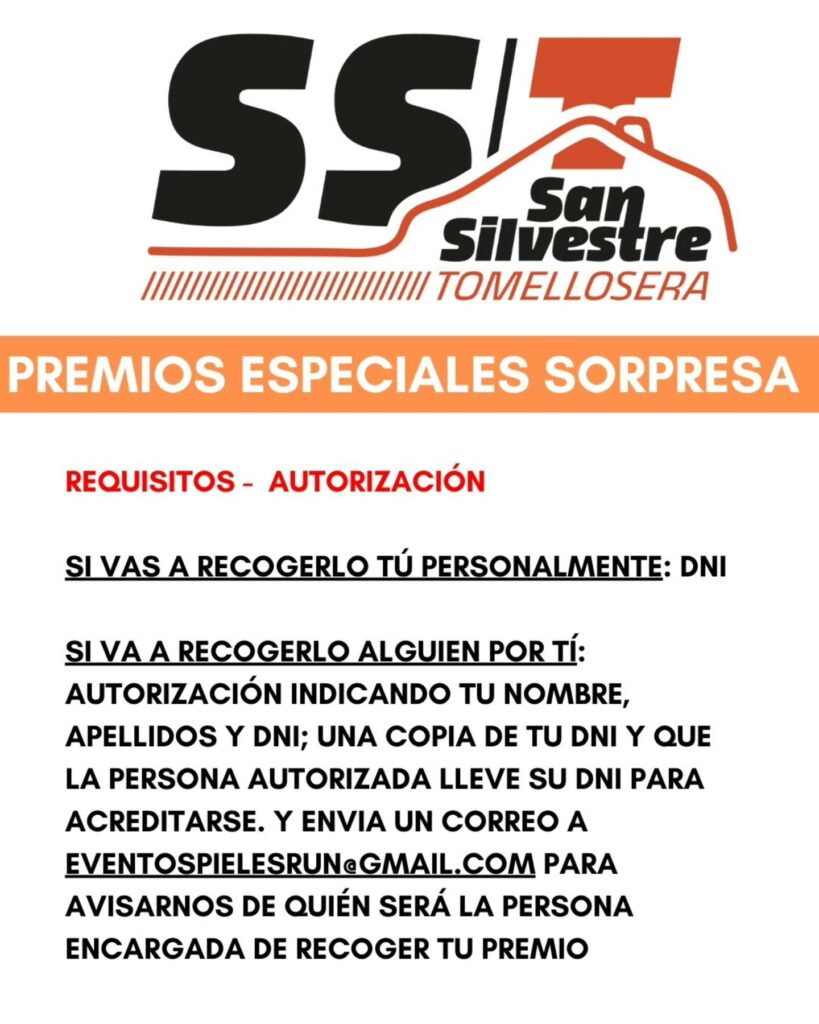 Radio Surco acoge el 19 de enero la recogida de premios especiales por orden de meta de la San Silvestre tomellosera 2 recogida premios especialkes san silvestre 3