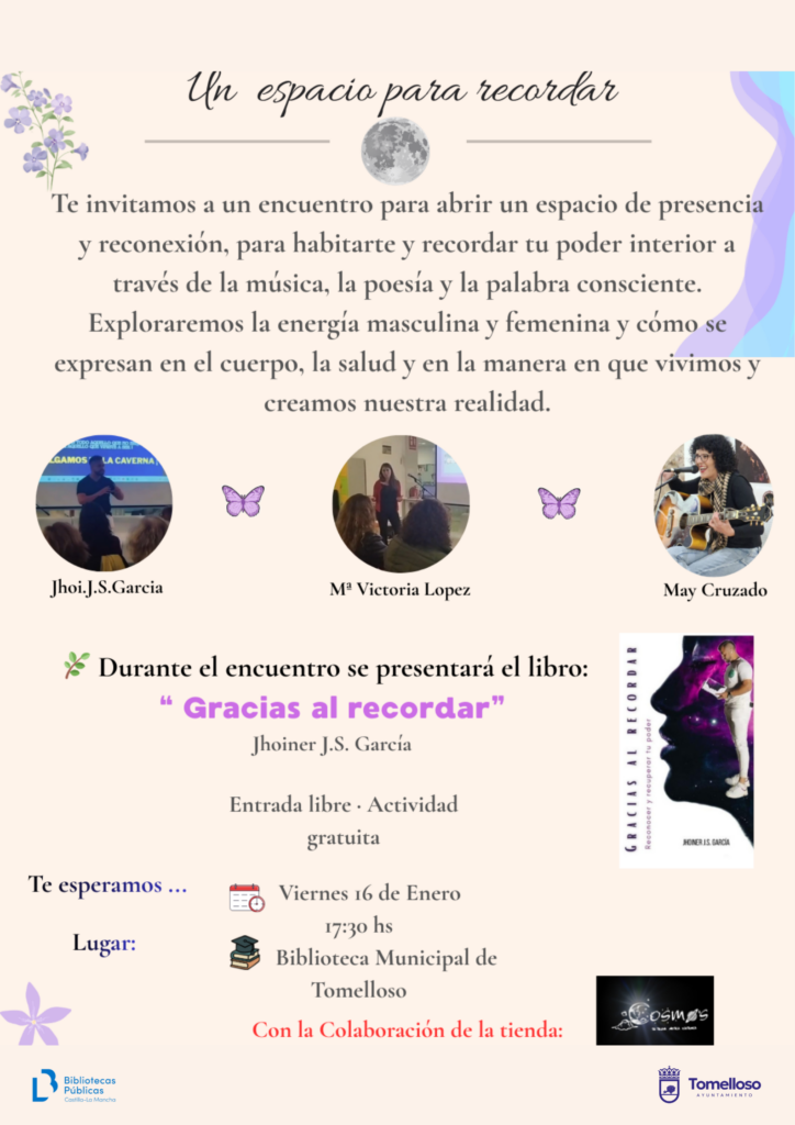 La Biblioteca Municipal de Tomelloso acoge “Un espacio para recordar”, una cita para volver a lo esencial 1 un espacio para recordar