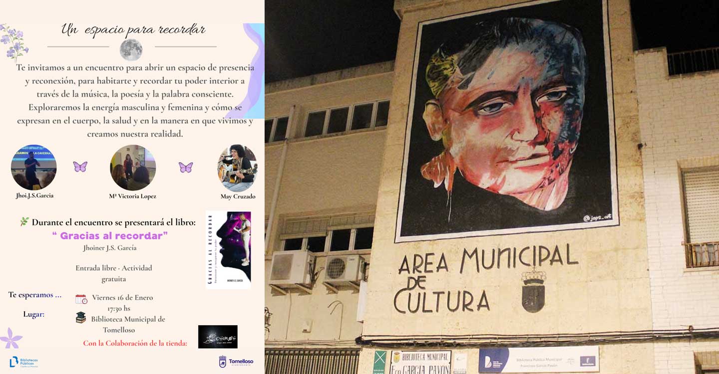 La Biblioteca Municipal de Tomelloso acoge “Un espacio para recordar”, una cita para volver a lo esencial