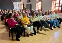 La Asociación Amas de Hogar de Villacañas organiza una charla sobre el fortalecimiento del suelo pélvico con gran asistencia de público