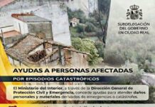 El Gobierno de España activa ayudas y subvenciones para paliar los daños causados por la borrasca Leonardo en la provincia de Ciudad Real