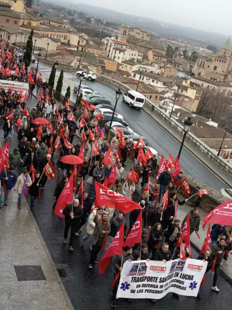 CCOO moviliza a 1.200 delegados y delegadas en Toledo por los salarios, la vivienda y la igualdad 1 ccoomanifestaciontoledo 2