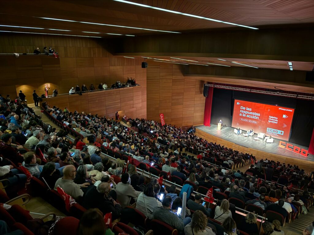 CCOO moviliza a 1.200 delegados y delegadas en Toledo por los salarios, la vivienda y la igualdad 5 ccoomanifestaciontoledo 3