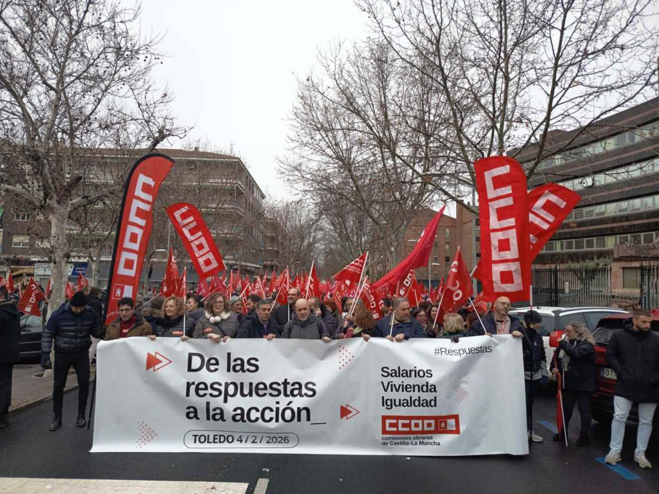 CCOO moviliza a 1.200 delegados y delegadas en Toledo por los salarios, la vivienda y la igualdad