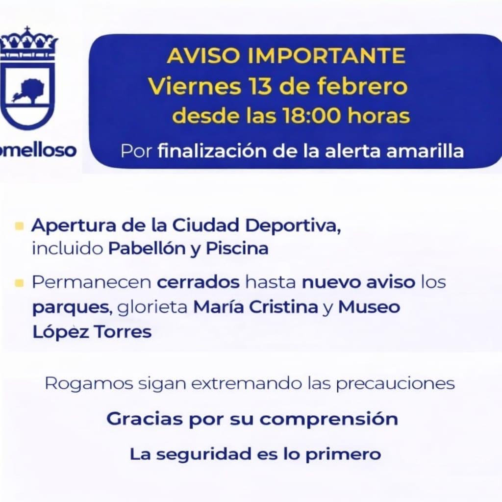 Tomelloso reabre la Ciudad Deportiva tras finalizar la alerta amarilla a partir de las 18:00 horas 1 ciudadeportiva