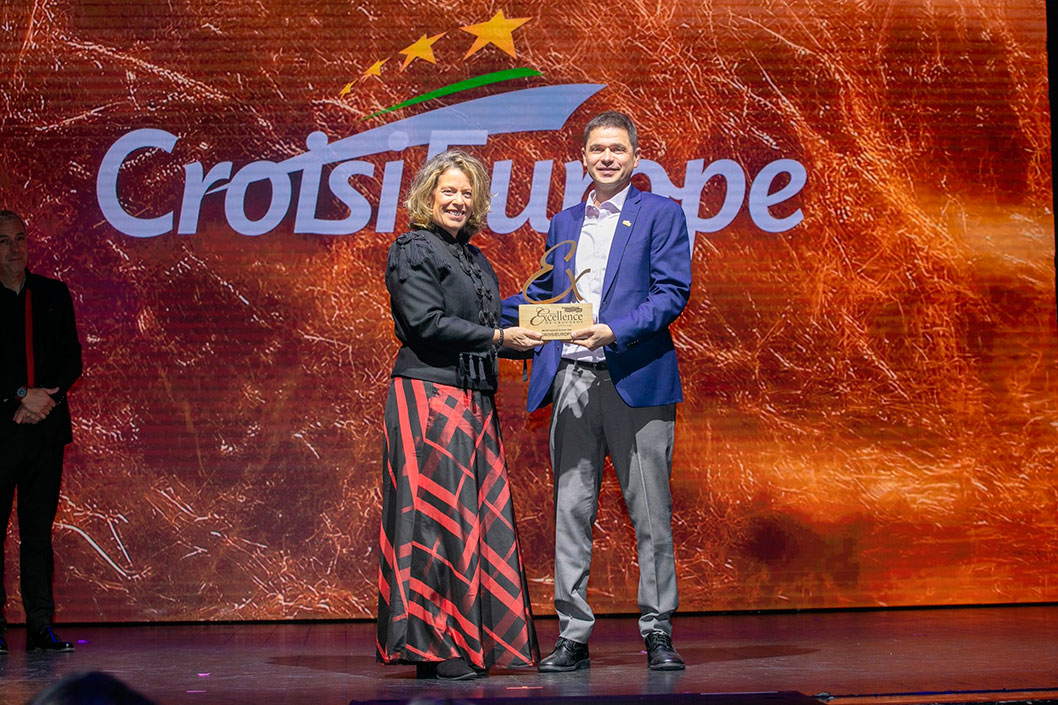CroisiEurope recibe el Premio Excellence de Cruceros a la Mejor Compañía Fluvial 2025