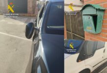 La Guardia Civil esclarece 29 daños a vehículos y buzones en Carrión de Calatrava, con pérdidas de 10.000 euros