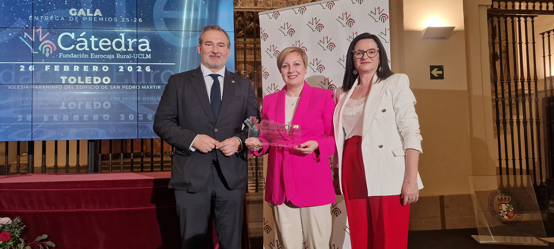Diputación y Cámara de Comercio recogen en Toledo el Premio Cultura, Patrimonio e Innovación en el Medio Rural por el programa RETO CR Relevo Generacional
