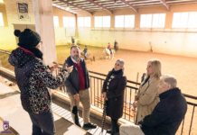 JAvier Navarro visita el Centro Hípico de AFAS, un espacio que suma formación, inclusión y práctica deportiva