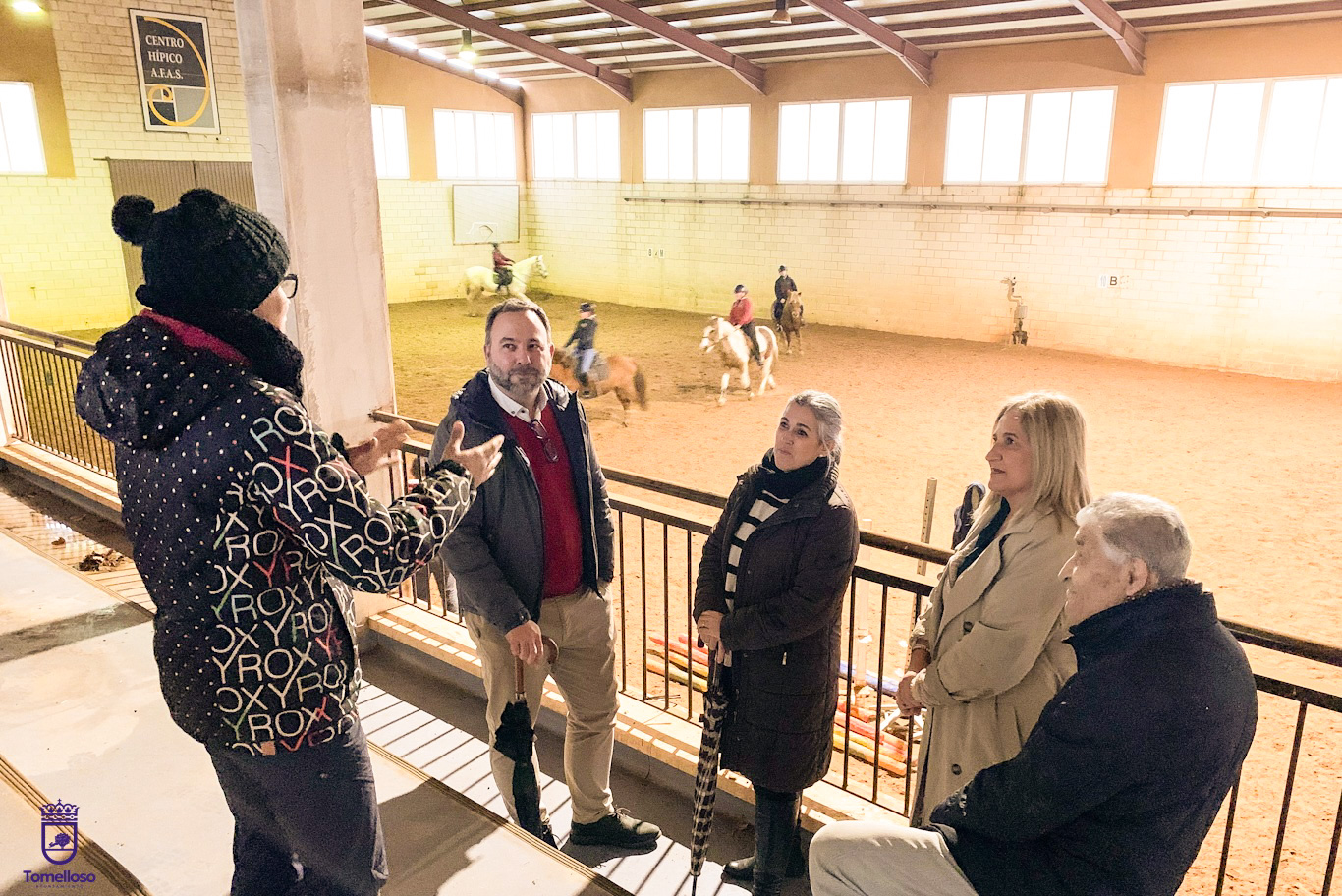 El alcalde visita el Centro Hípico de AFAS, un espacio que suma formación, inclusión y práctica deportiva