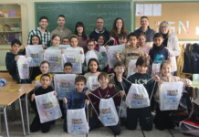 Nazareth Rodrigo destaca en el CEIP «Maternidad» de Tomelloso la importancia de hacer llegar el proyecto europeo a las aulas