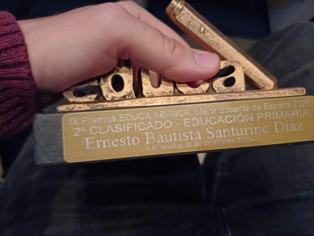 Un maestro de la escuela rural, 2º mejor docente de España en los Premios Educa Abanca 2 ernestobautista 2