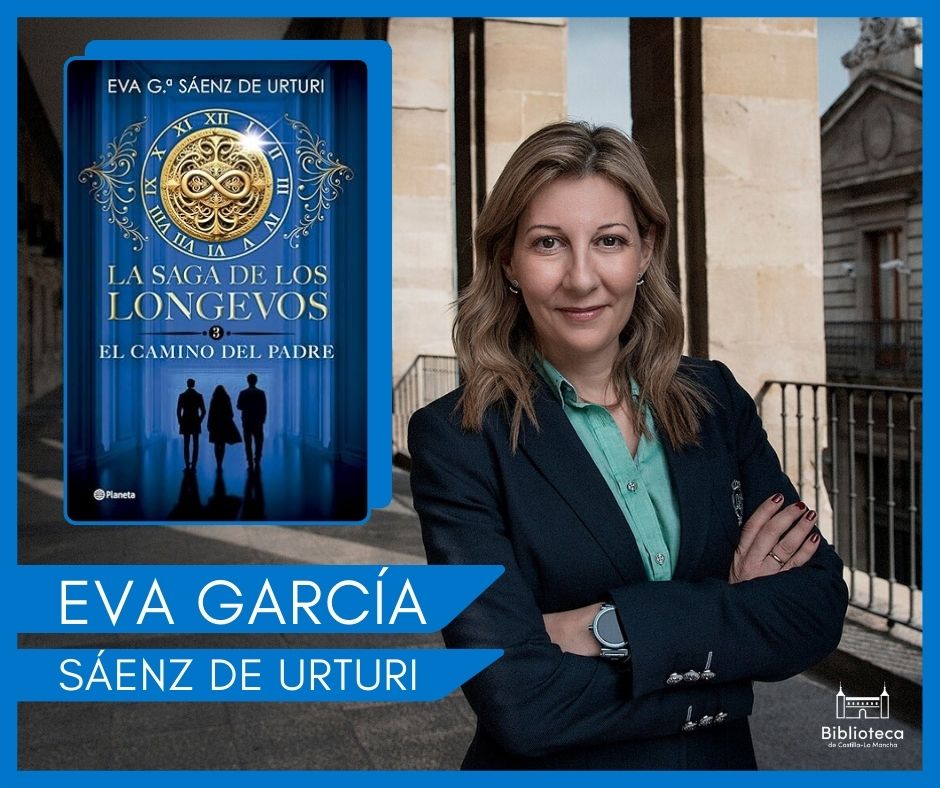 Eva García Sáenz de Urturi visita la Biblioteca de Castilla-La Mancha y charla con sus lectores este 6 de febrero