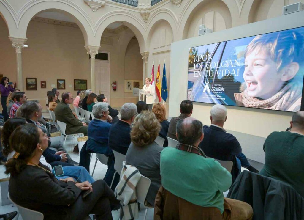 Geoparque Volcanes de Calatrava Ciudad Real se dota de una nueva identidad corporativa que constata una realidad que vertebra a 40 pueblos de la provincia 3 geoparquevolcanes 3