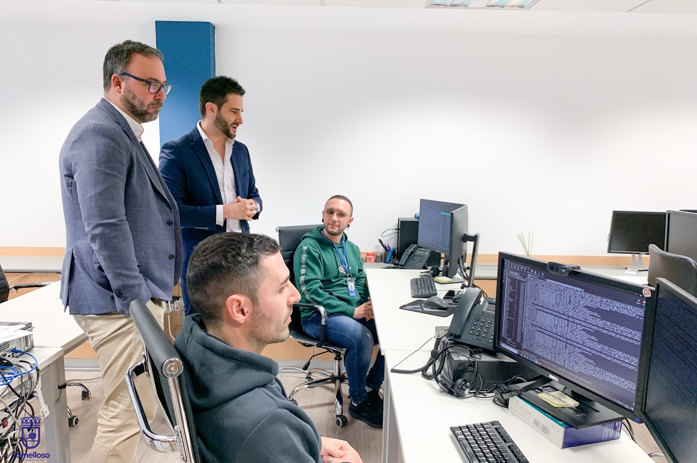 Javier Navarro expresa el orgullo de contar en Tomelloso con empresas tecnológicas de alto nivel como Grupo Nallam