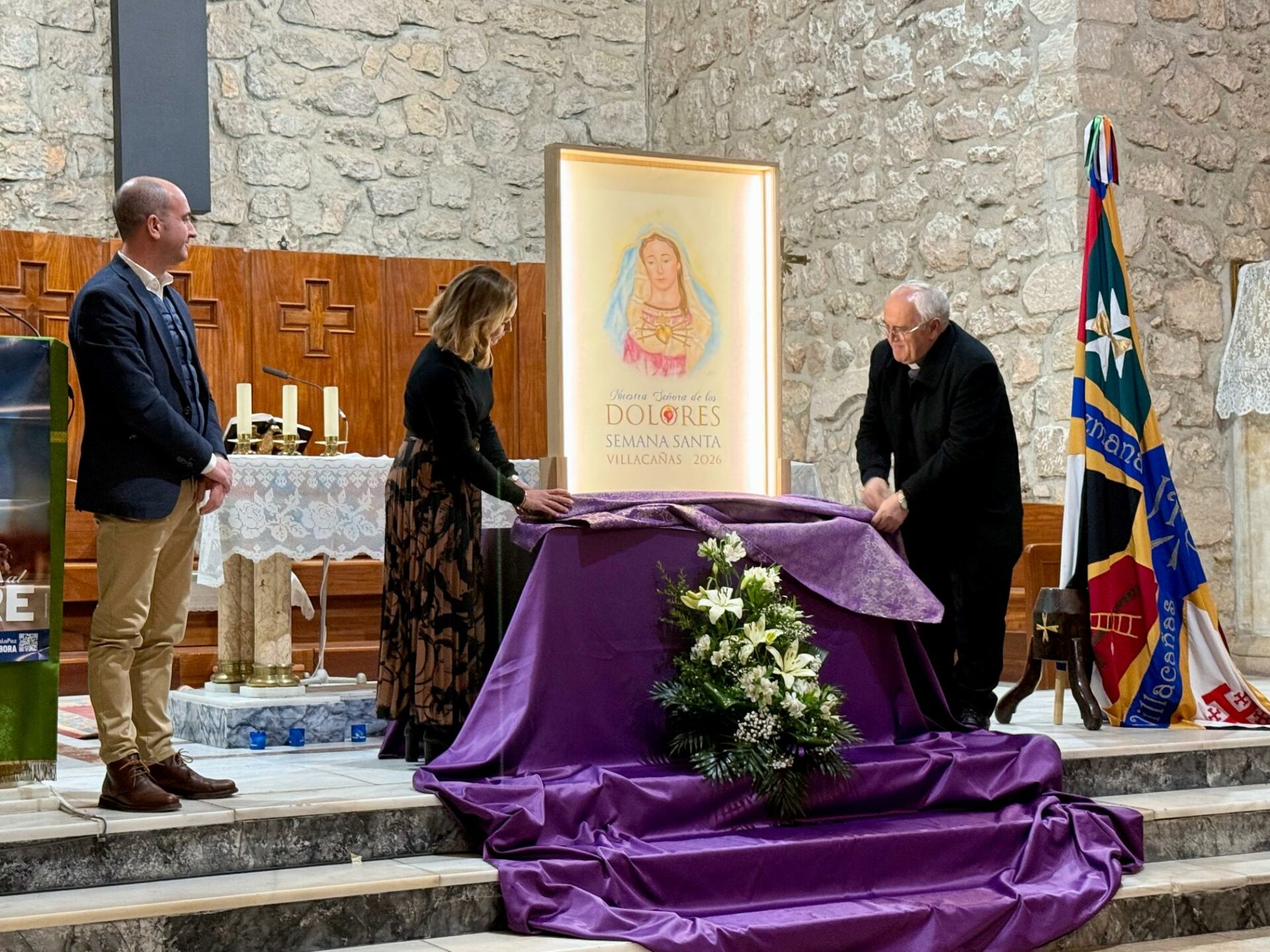 La Junta de Hermandades y Cofradías de Villacañas presenta el cartel de la Semana Santa 2026, obra de Jesús Irala