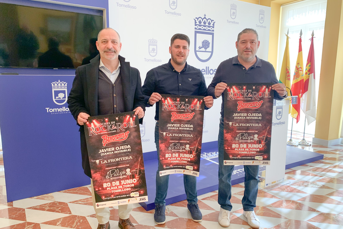 La Plaza de Toros acogerá en junio “Noches de Rock & Roll”, con Burning, La Frontera y Javier Ojeda (Danza Invisible)