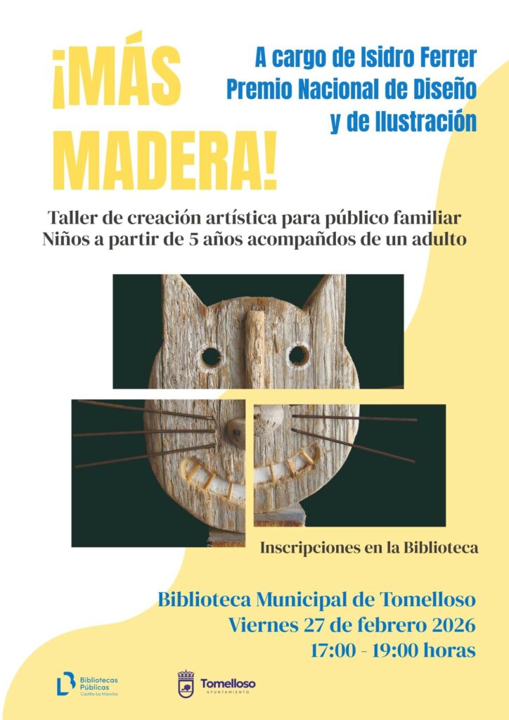Tomelloso se sube al tren de la creatividad con “Más madera”, el taller familiar de Isidro Ferrer 1 Tomelloso se sube al tren de la creatividad con “Más madera”, el taller familiar de Isidro Ferrer