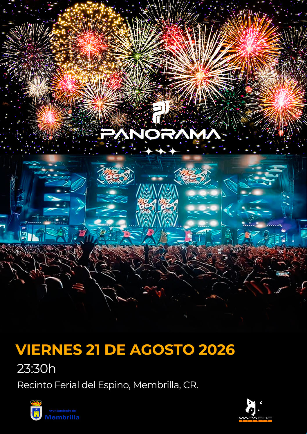 La espectacular Orquesta Panorama estará el viernes de Desposorios en Membrilla