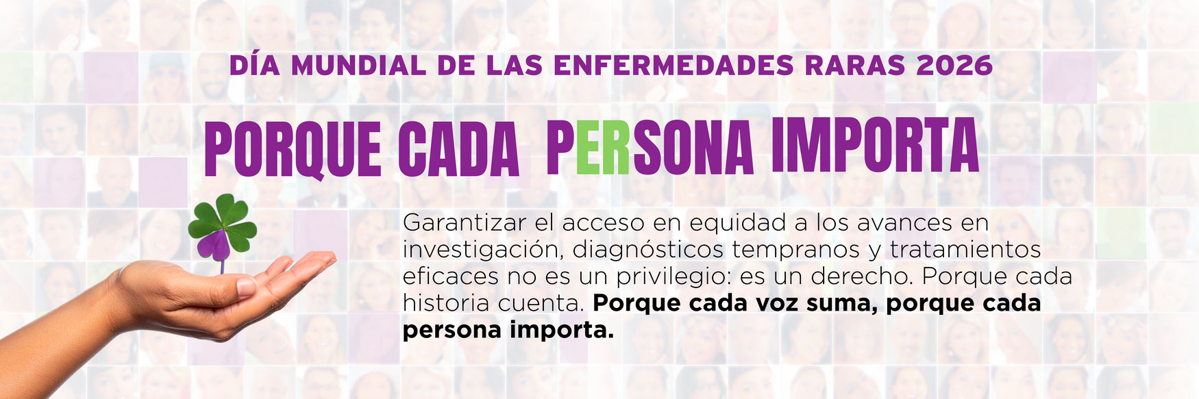 Porque cada persona importa: la equidad no puede ser rara