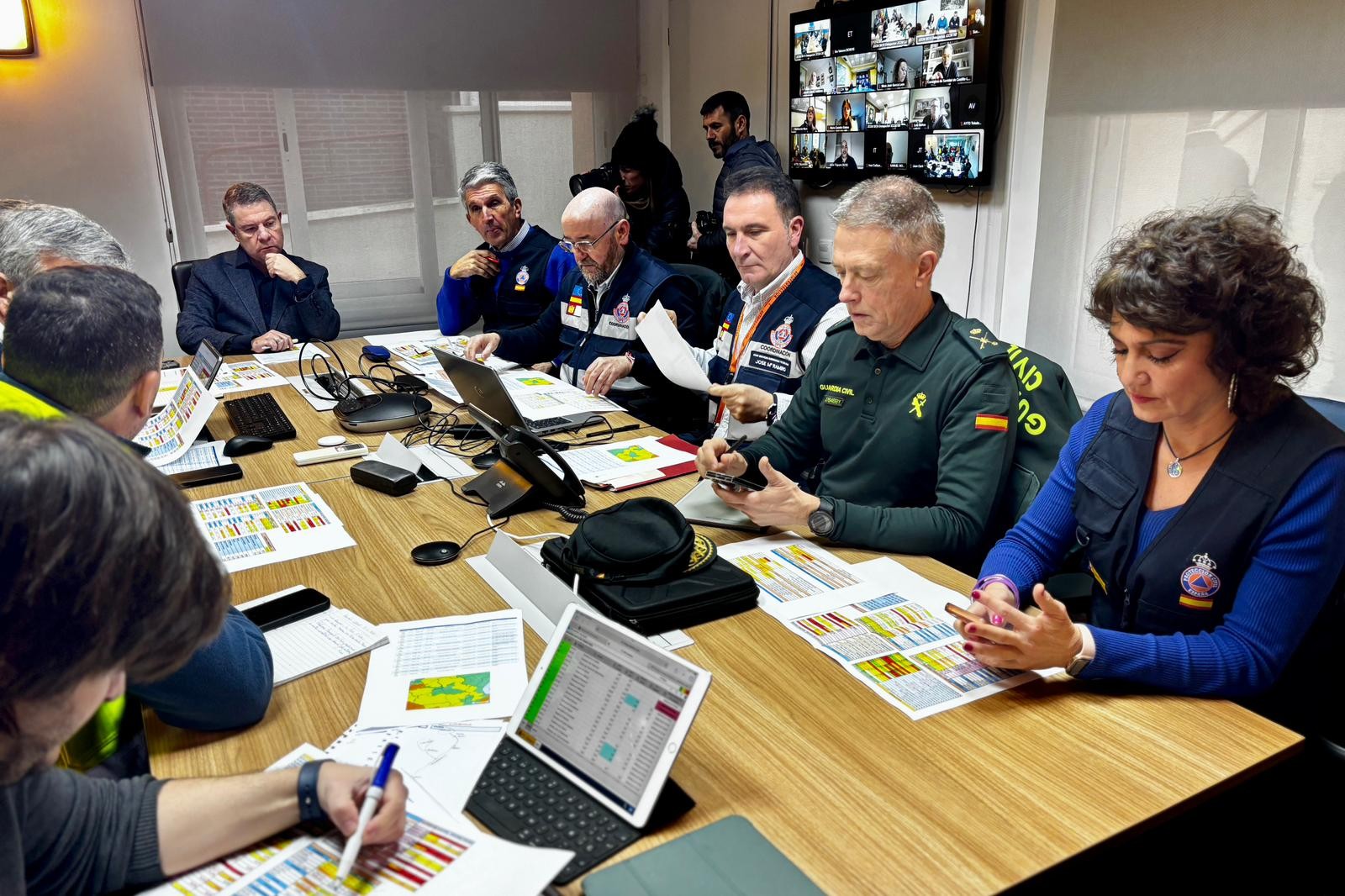Sabrido pide precaución ante la borrasca Marta y agradece a Policía Nacional y Guardia Civil  su labor en garantizar la seguridad
