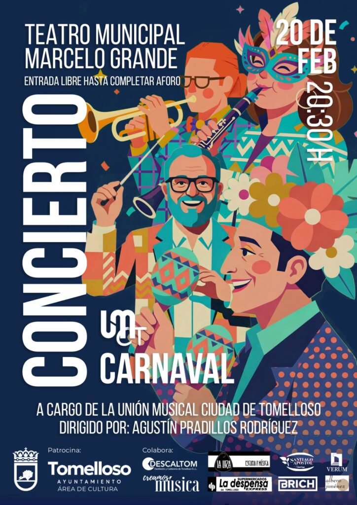 Carnaval en clave de concierto: el Marcelo Grande se llenará de ritmo con el concierto de la UMCT este próximo viernes 1 union 1