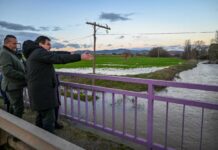 Valverde comprueba en Malagón los destrozos causados por el temporal en el centro de la Asociación Coraje y en varios puntos de la localidad