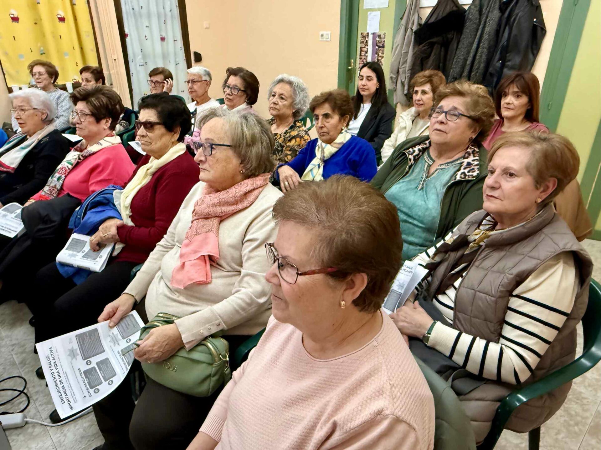 La Asociación de Viudas impulsa en Villacañas una jornada sobre envejecimiento activo y salud