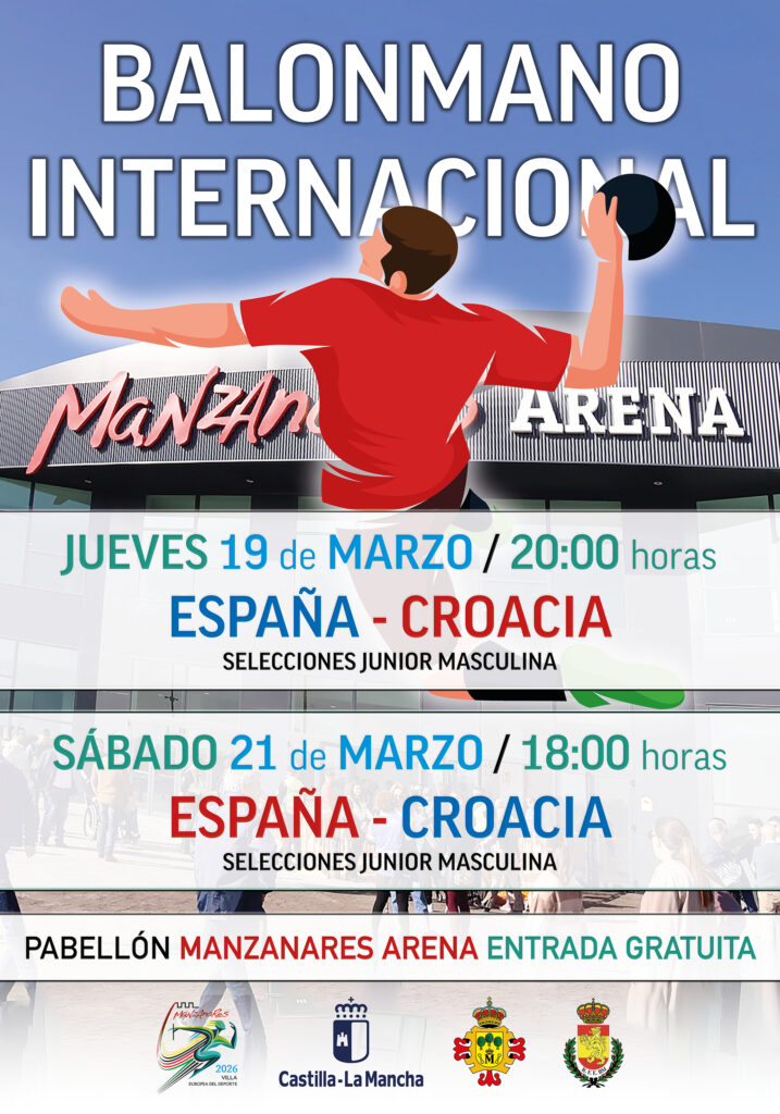 El pabellón 'Manzanares Arena' será escenario de dos partidos internacionales de balonmano 1 balonmano manzanares arena