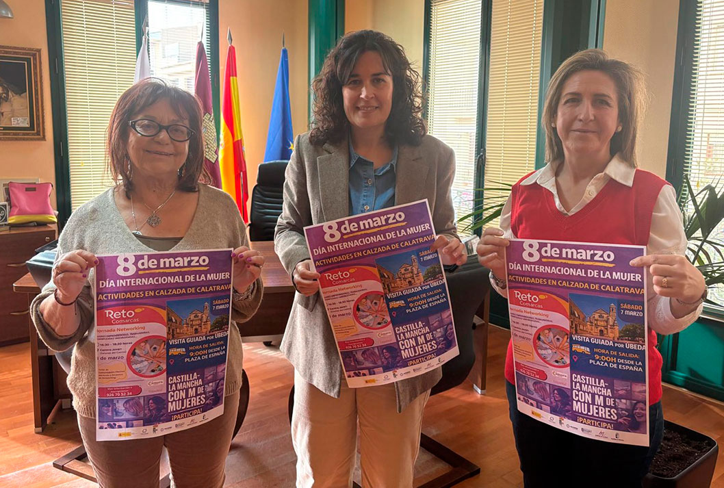 Calzada de Calatrava conmemora el 8M con un programa de actividades centrado en el encuentro, la formación y el empoderamiento de las mujeres