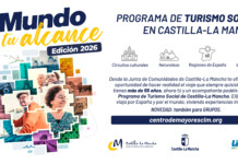 Castilla-La Mancha consolida el Turismo Social como una política de bienestar con más de 1.800 salidas y nuevas oportunidades para 2026 Castilla-La Mancha consolida el Turismo Social como una política de bienestar con más de 1.800 salidas y nuevas oportunidades para 2026