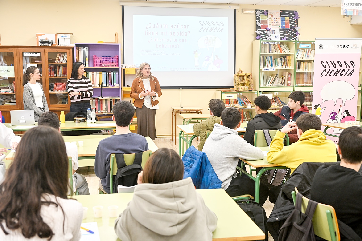 Ciudad Ciencia organiza una cata de bebidas azucaradas en dos centros educativos de Tomelloso