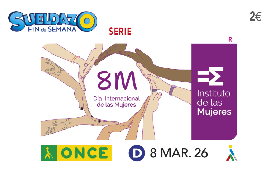 El Día Internacional de las Mujeres protagoniza 5,5 millones de cupones de la ONCE 2 dia8m cupones once 2