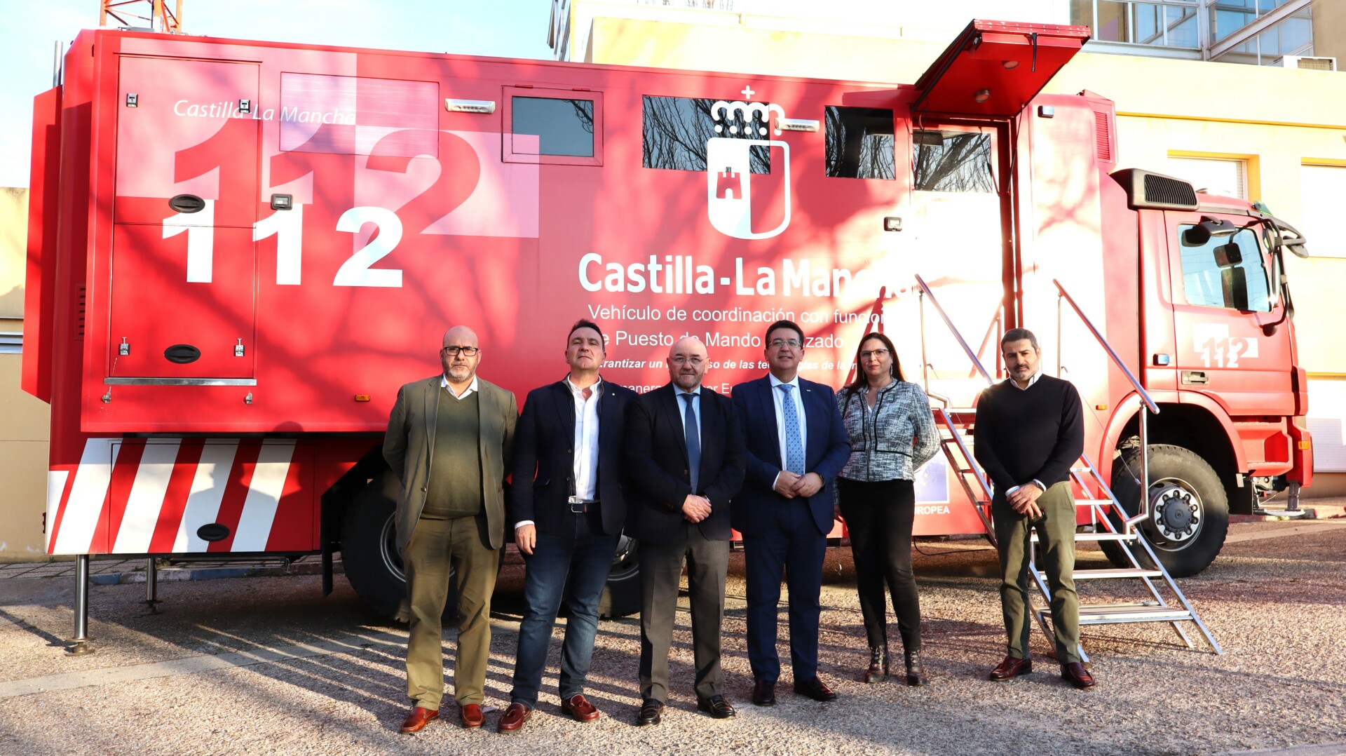 El Gobierno de Castilla-La Mancha recibe la visita de responsables del Servicio 1-1-2 de la comunidad de Extremadura