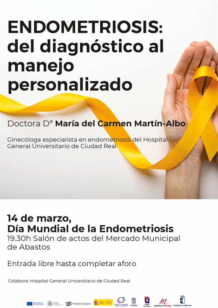Tomelloso vuelve a alzar la voz sobre la endometriosis con una charla divulgativa abierta a toda la ciudadanía 1 Tomelloso acoge la III charla sobre endometriosis para dar visibilidad a la enfermedad y resolver dudas