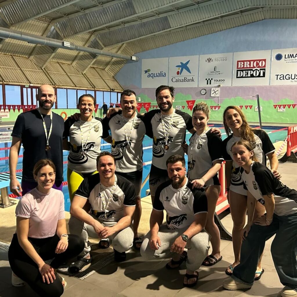 El C.D. Escuela de Nadadores de Tomelloso y Argamasilla brilla en el Regional de Fondo Máster 7 escuela nadadores tomelloso argamasilla brilla toledo
