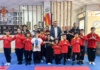 Navarro visita la Escuela Wu-Lang Tomelloso y felicita al maestro Claudiu Mihaila y sus alumnos por los múltiples éxitos en competiciones nacionales e internacionales Javier Navarro visita la Escuela Wu-Lang Tomelloso y felicita al maestro Claudiu Mihaila y sus alumnos por los múltiples éxitos en competiciones nacionales e internacionales