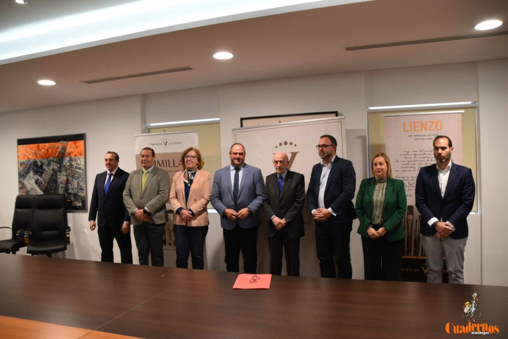 Lizán celebra la fusión de Virgen de las Viñas con Vinícola y San José: “No es solo vender más, también es trabajar por la vía de ahorros de costes” 4 lizantomelloso virgen vinas