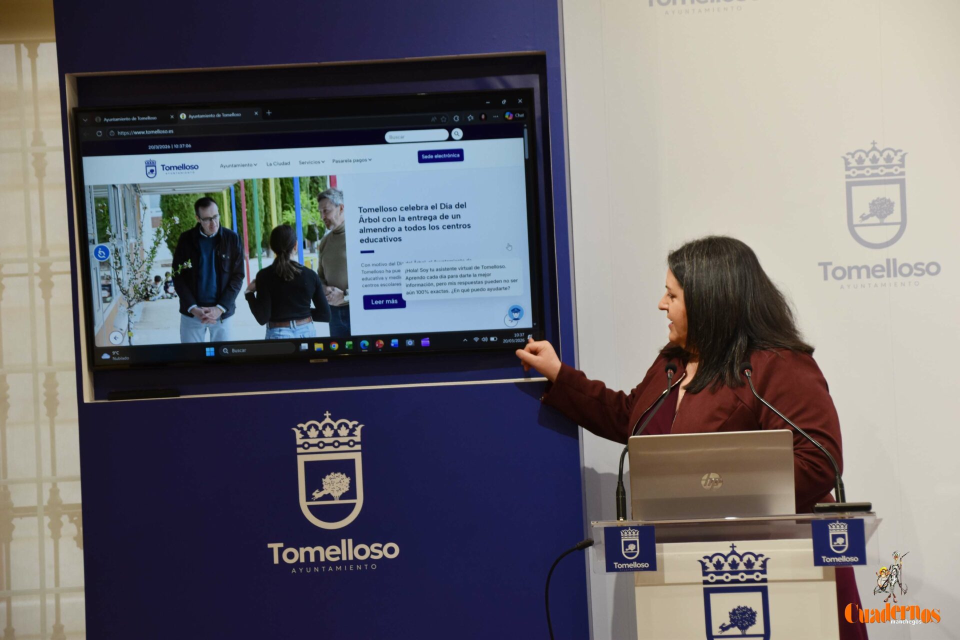Tomelloso presenta Plinio, el asistente inteligente que acerca la ciudad a vecinos y visitantes