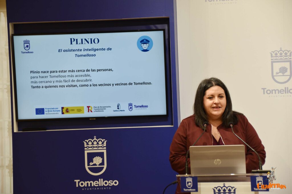 Tomelloso presenta Plinio, el asistente inteligente que acerca la ciudad a vecinos y visitantes 1 plinio asistente inteligente tomelloso 2