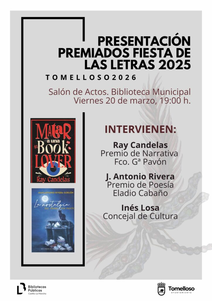 La Biblioteca Municipal pone en valor las Fiestas de las Letras 2025 con la presentación de sus libros premiados 1 La Biblioteca Municipal pone en valor las Fiestas de las Letras 2025 con la presentación de sus libros premiados