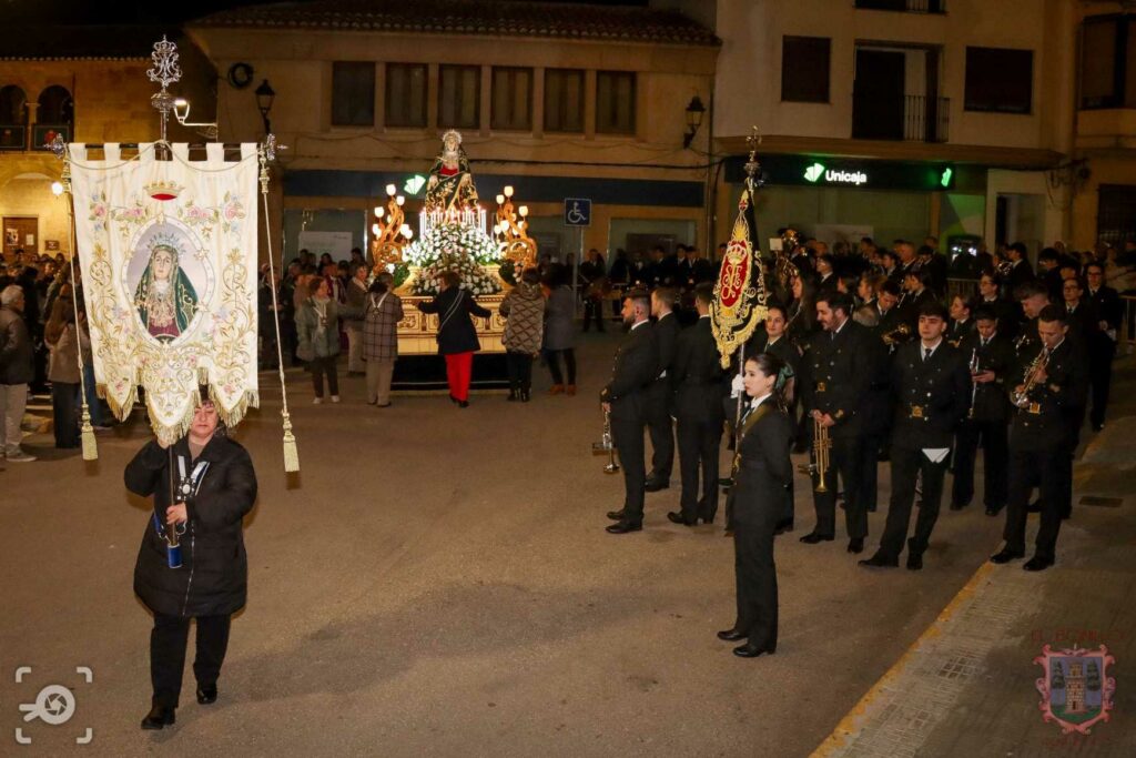 La procesión de la Virgen de los Dolores abre los días grandes de la Semana Santa de El Bonillo 2 procesionvirgendolorebonillo